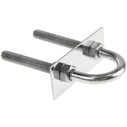 Рым-болт U-образный D11 мм, Lрез. 89 мм нерж (11408)